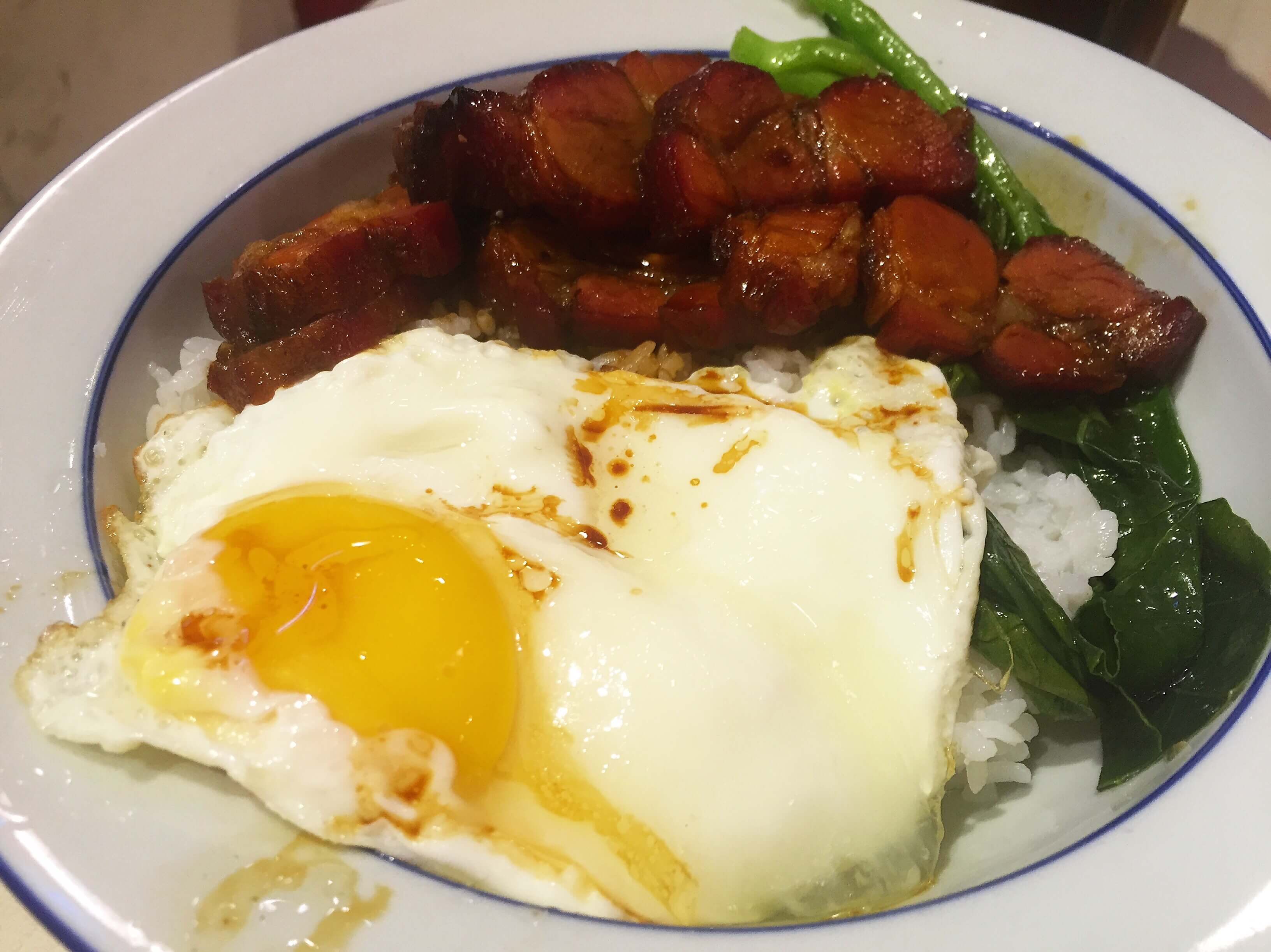 茗香園冰室黯然銷魂飯。（圖／吐司客拍攝）