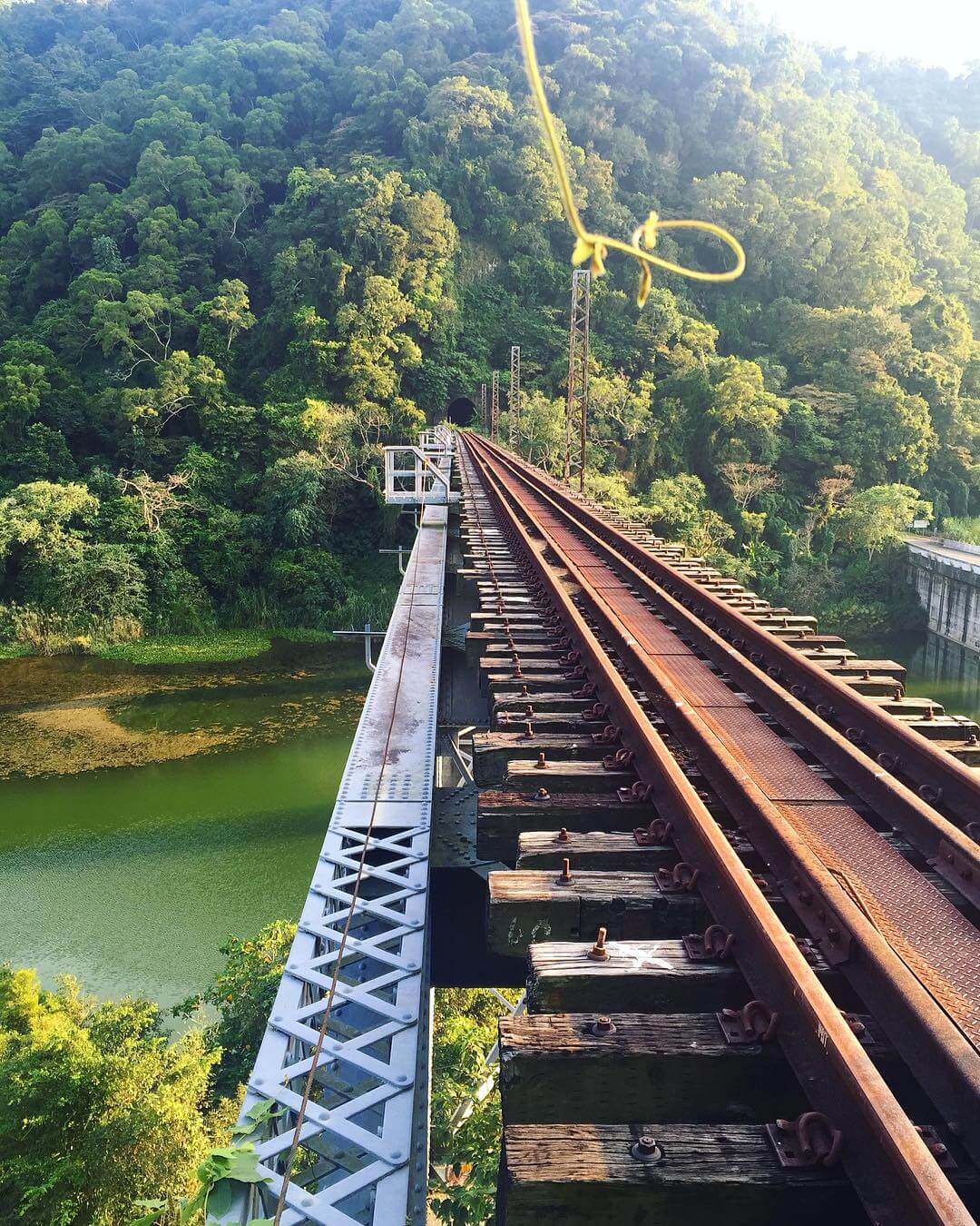 內社川鐵橋。（圖／吐司客拍攝）